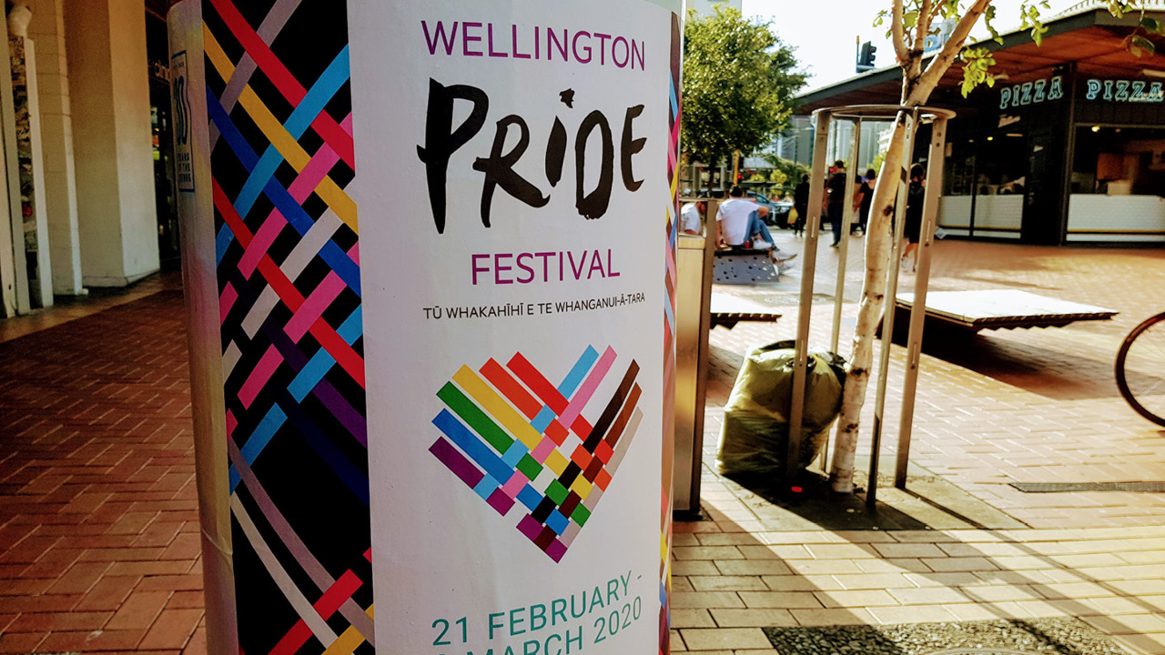 Wellington Pride Festival poster campaign design