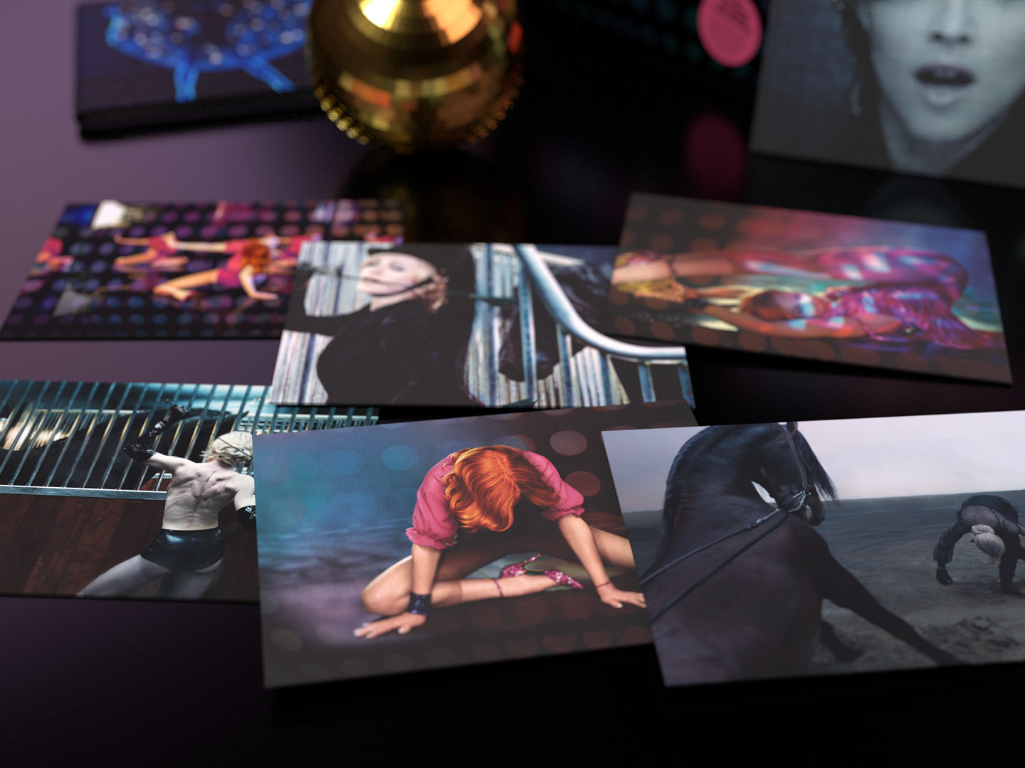 Madonna's "Confessions on a Dance Floor" box set lithograph posters photographed by Steven Klein