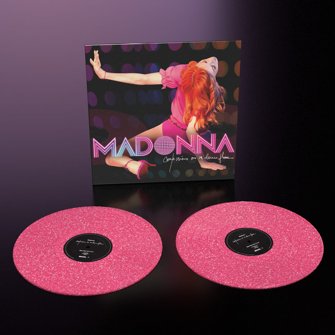 Madonna's "Confessions on a Dance Floor" box set vinyl of the album in pink glitter