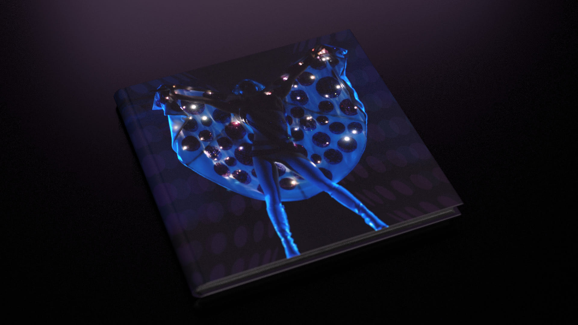 Madonna's "Confessions on a Dance Floor" box set hardcover book featuring a photo from the Lucky Star performance on "The Confessions Tour"