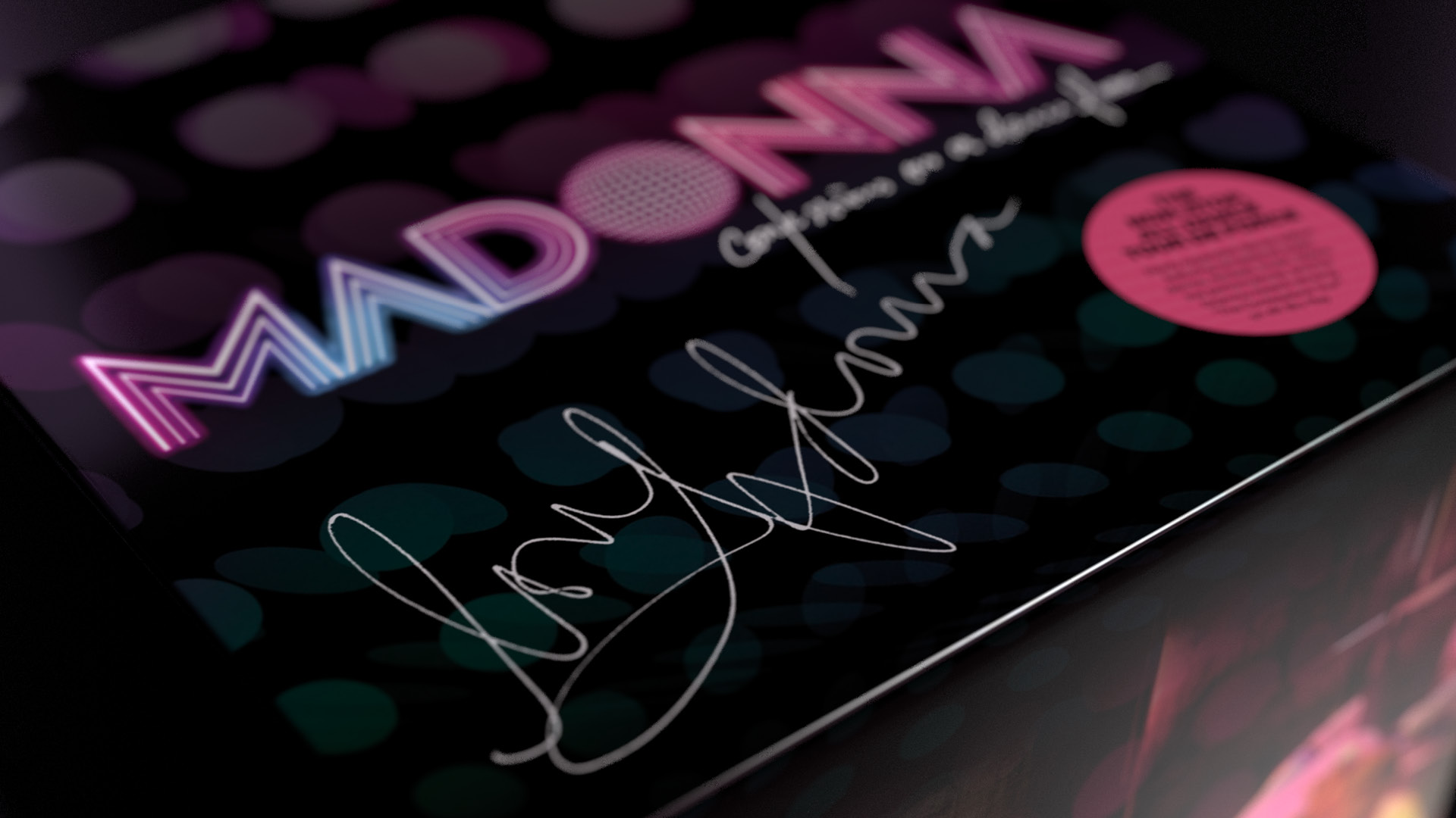 Madonna's "Confessions on a Dance Floor" box set signed