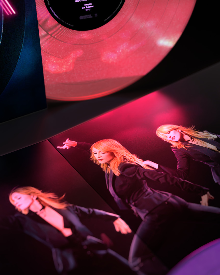 Madonna's "Confessions on a Dance Floor" 20th anniversary vinyl concept artwork by Bradley Pratt