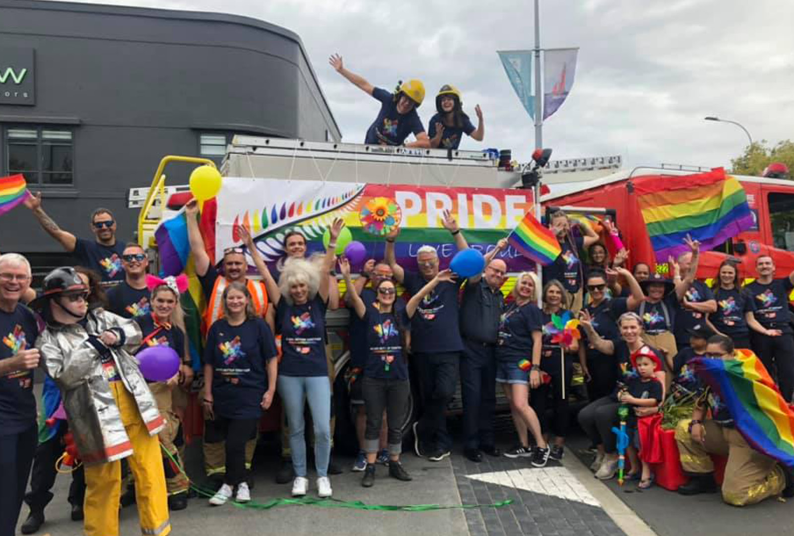 Fire and Emergency NZ Pride and Rainbow event photographs