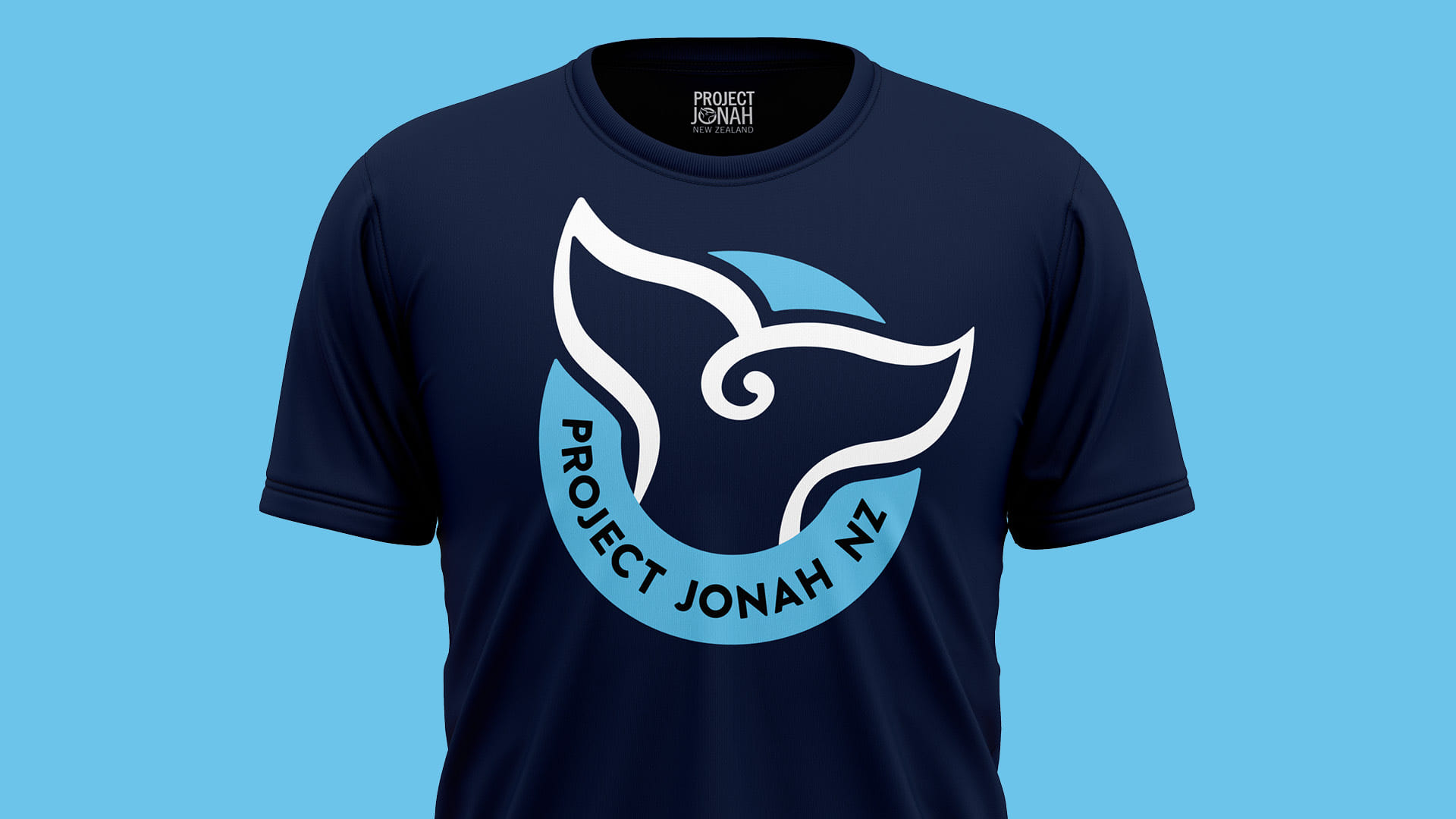 Project Jonah's logo on a t-shirt