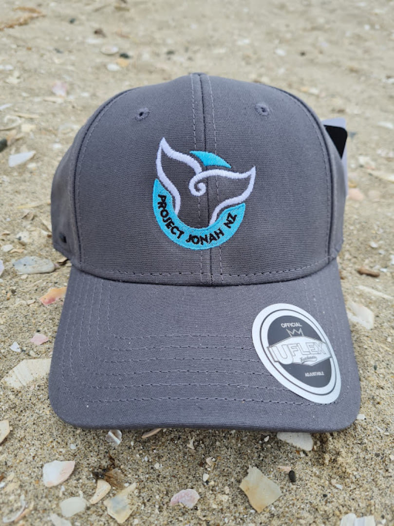 Project Jonah's new logo embroidered on a hat