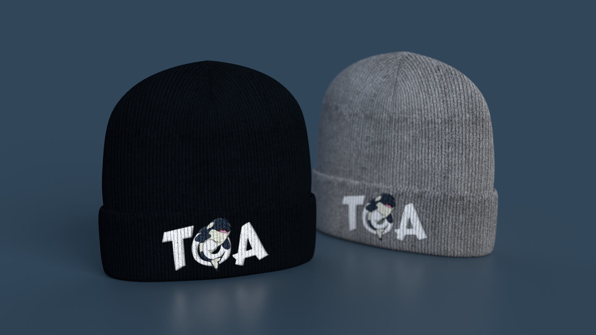 Toa illustration drawing design on merchandise