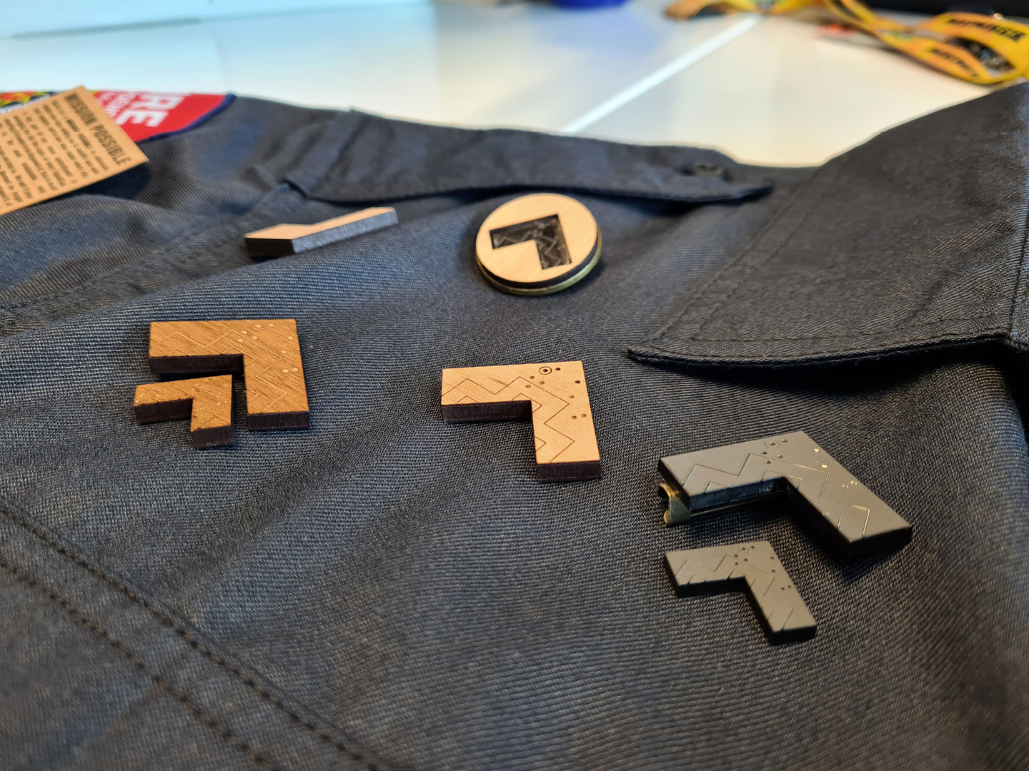 Print samples of the tohu being shown to Fire and Emergency NZ